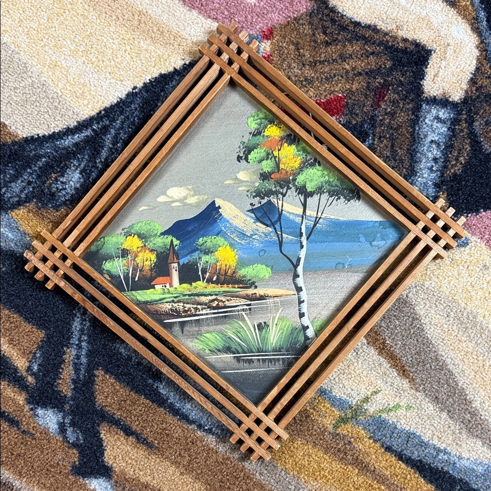 VINTAGE MCM PAINTING ART